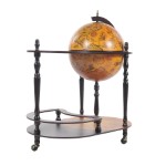Ng004 Globe drink trolley16.5 inches - Red 